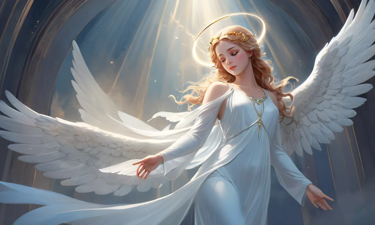 Angel With Halo Dream Meaning - Dream Meaning Explorer