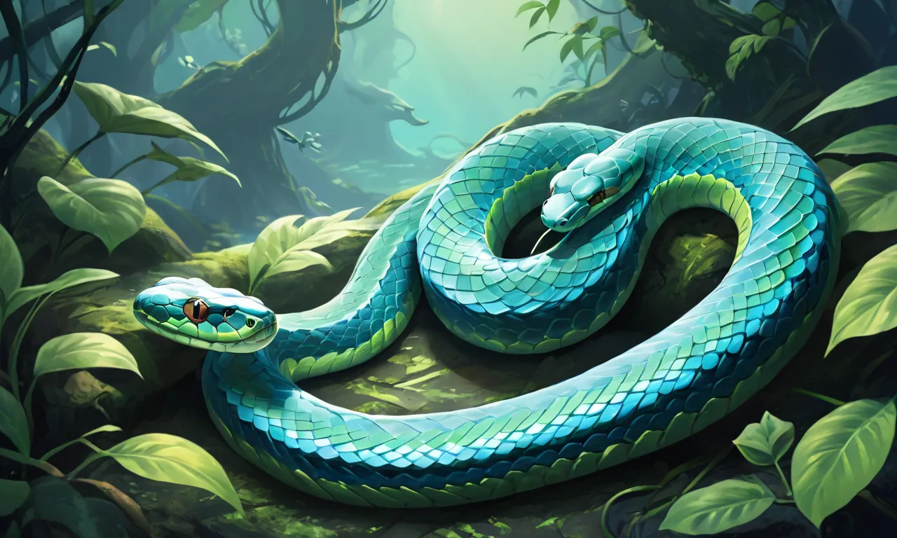 Blue Green Snake Dream Meaning - Dream Meaning Explorer