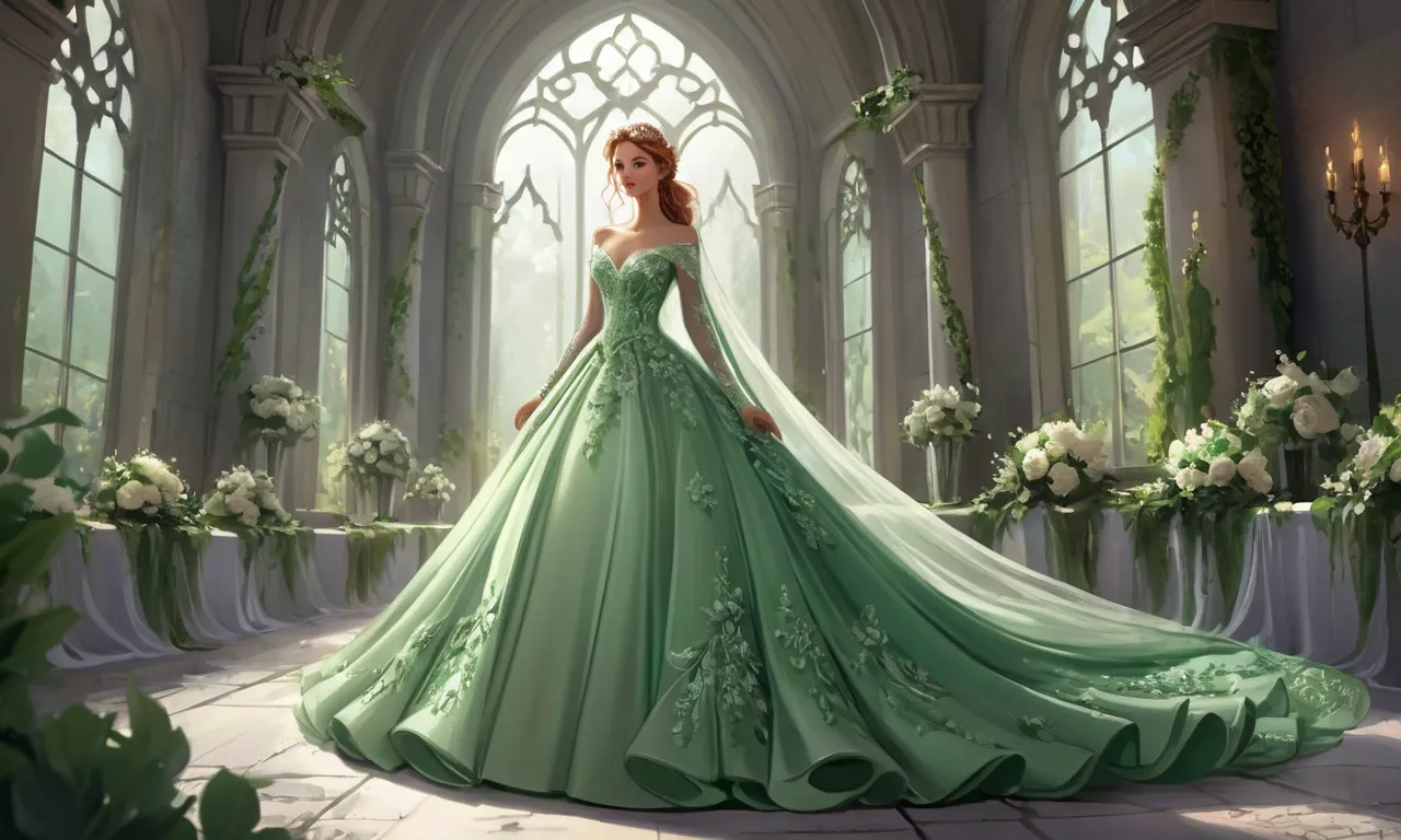 Green Wedding Dress Dream Meaning Dream Meaning Explorer