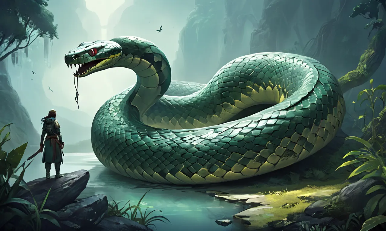 Huge Snake Dream Meaning - Dream Meaning Explorer