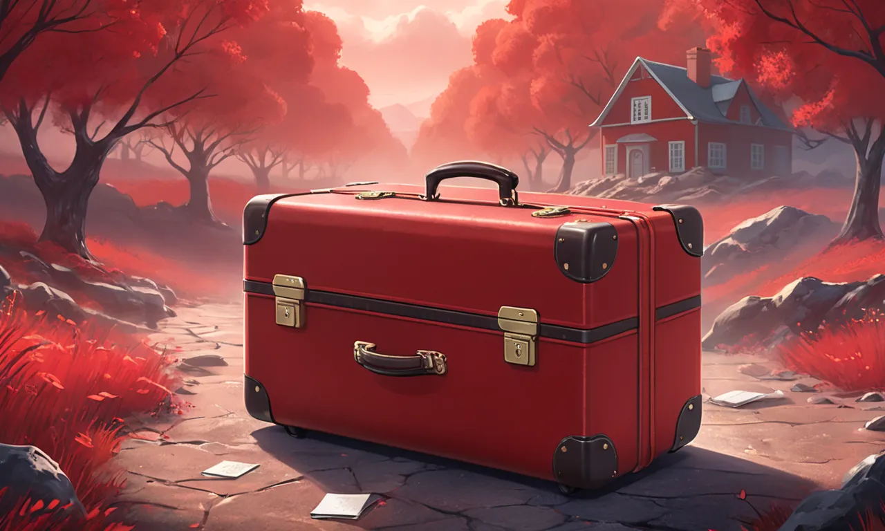 Red Suitcase Dream Meaning A Symbol of Change and Adventure Dream