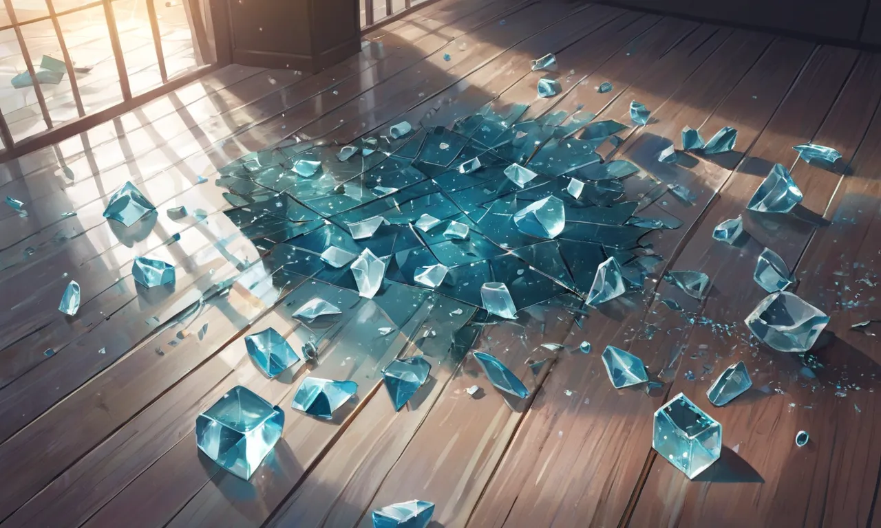 Broken Glass Scattered on The Floor Dream Meaning - Dream Meaning Explorer