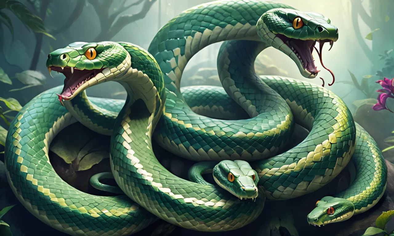 Multi-Headed Snake Dream Meaning - Dream Meaning Explorer